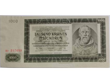 1000 korún 1942 Kc