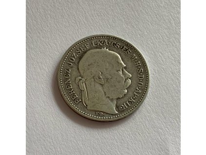 1 koruna 1892 KB František Jozef I.