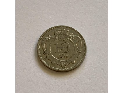 10 heller 1895 BZ František Jozef I.