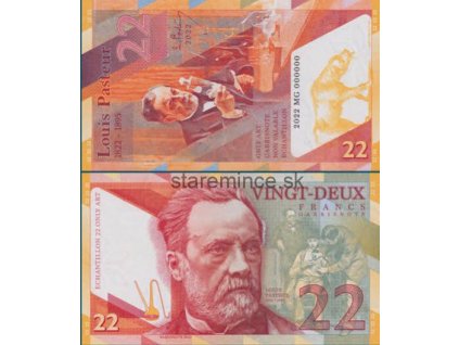 22 Francs Louis Pasteur