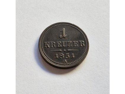 1 grajciar 1851 A