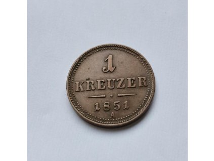 1 grajciar 1851 A