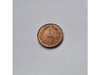 1 grajciar 1881 František Jozef I.