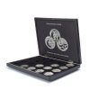 volterra uno presentation case for 20 silver coins achina panda in original capsules