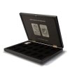 volterra uno presentation case for 18 silver coins arectangular dragon in capsules
