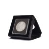 airbox view coin case with stand up function for one quadrum capsule black 2