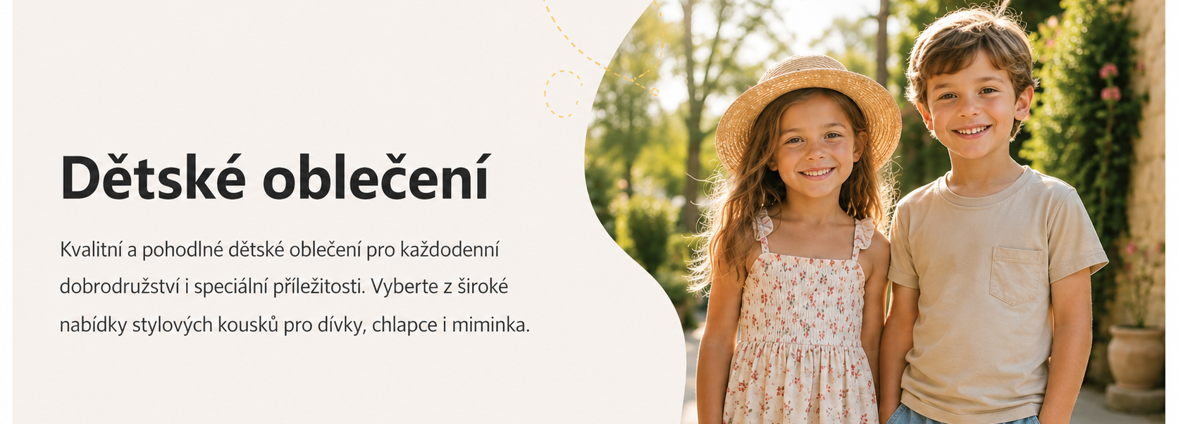 Kvalitní a pohodlné dětské oblečení pro každodenní nošení
