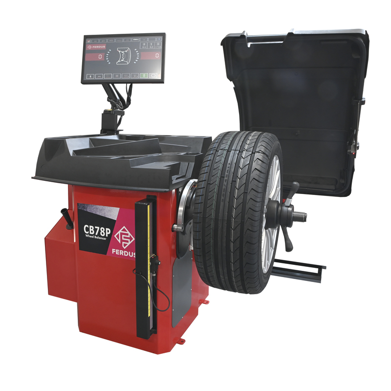 FERDUS CB78P v akcii: 3D vyvažovačka s dotykovým LCD, laserom a 2 sonarami