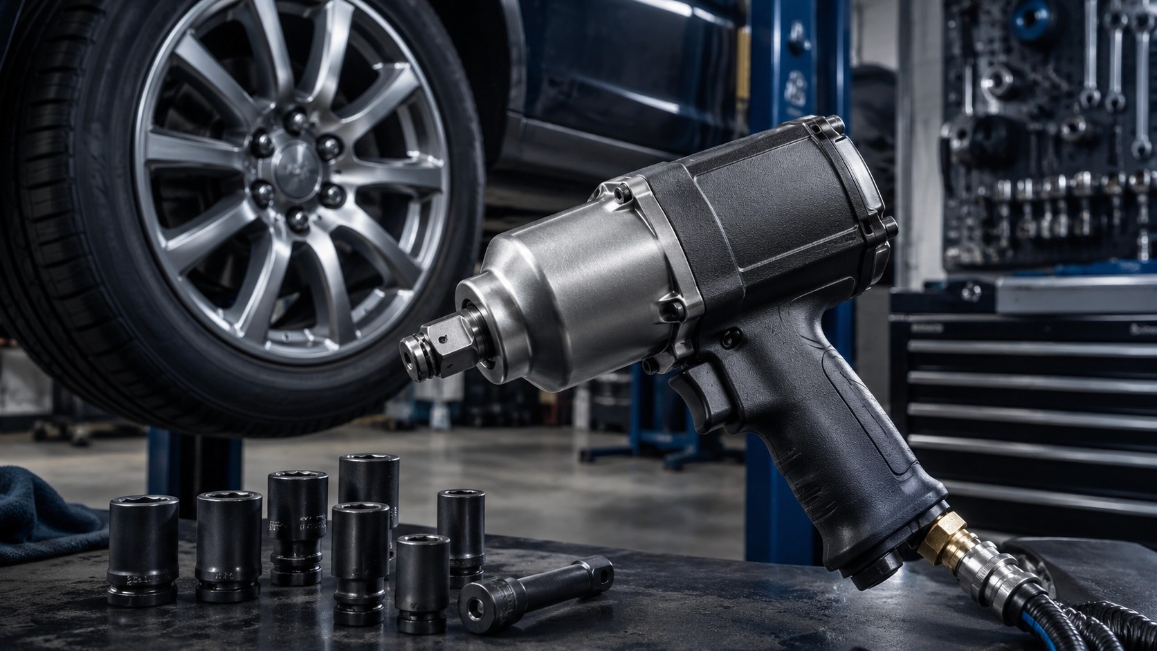 Ako vybrať pneumatický rázový uťahovák do autoservisu a pneuservisu