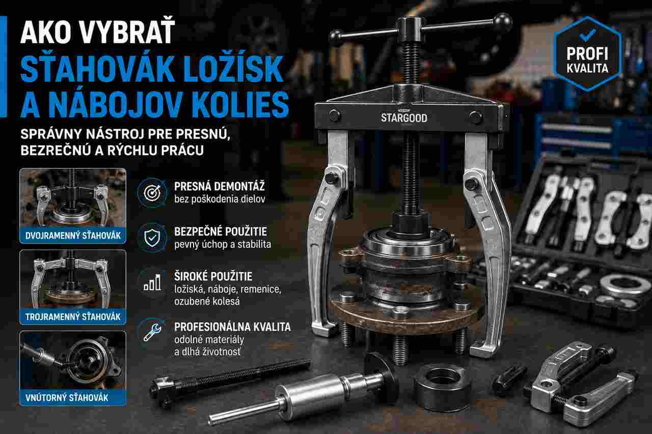 Ako vybrať sťahovák ložísk a nábojov kolies pre autoservis?