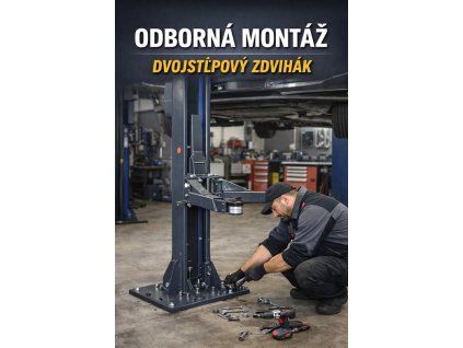 montaz dvojstlpovy zdvihak