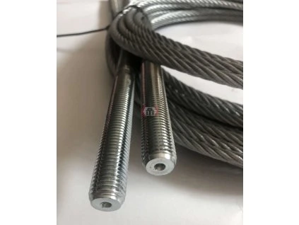 ocelove lano dvojstlpovy zdvihak