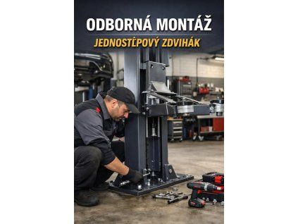 odborna montaz jednostlpovy zdvihak