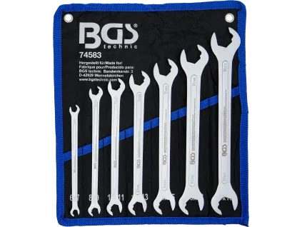 bgs extra ploche vidlicove kluce s racnou 6 19 mm 7 ks