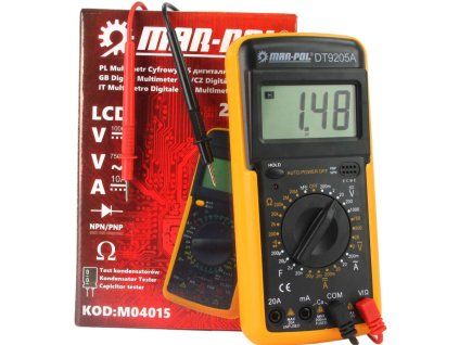 mar pol m04015 digitalny multimeter test diod tranzistorov