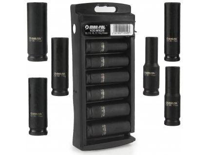 Sada nárazových hlavíc 1/2'' 6 dielna 10-21 MM