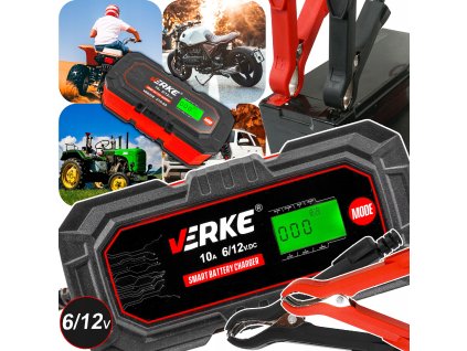 mikroprocesorva autonabijacka LCD 6V 12V 10A