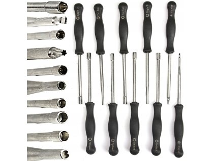 sada skrutkovacov na nastavenie karburatorov