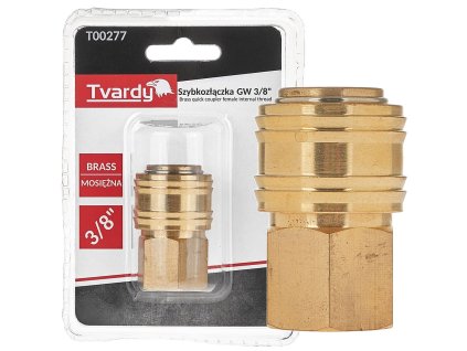 Mosadzná rýchlospojka s vnútorným závitom 3/8"