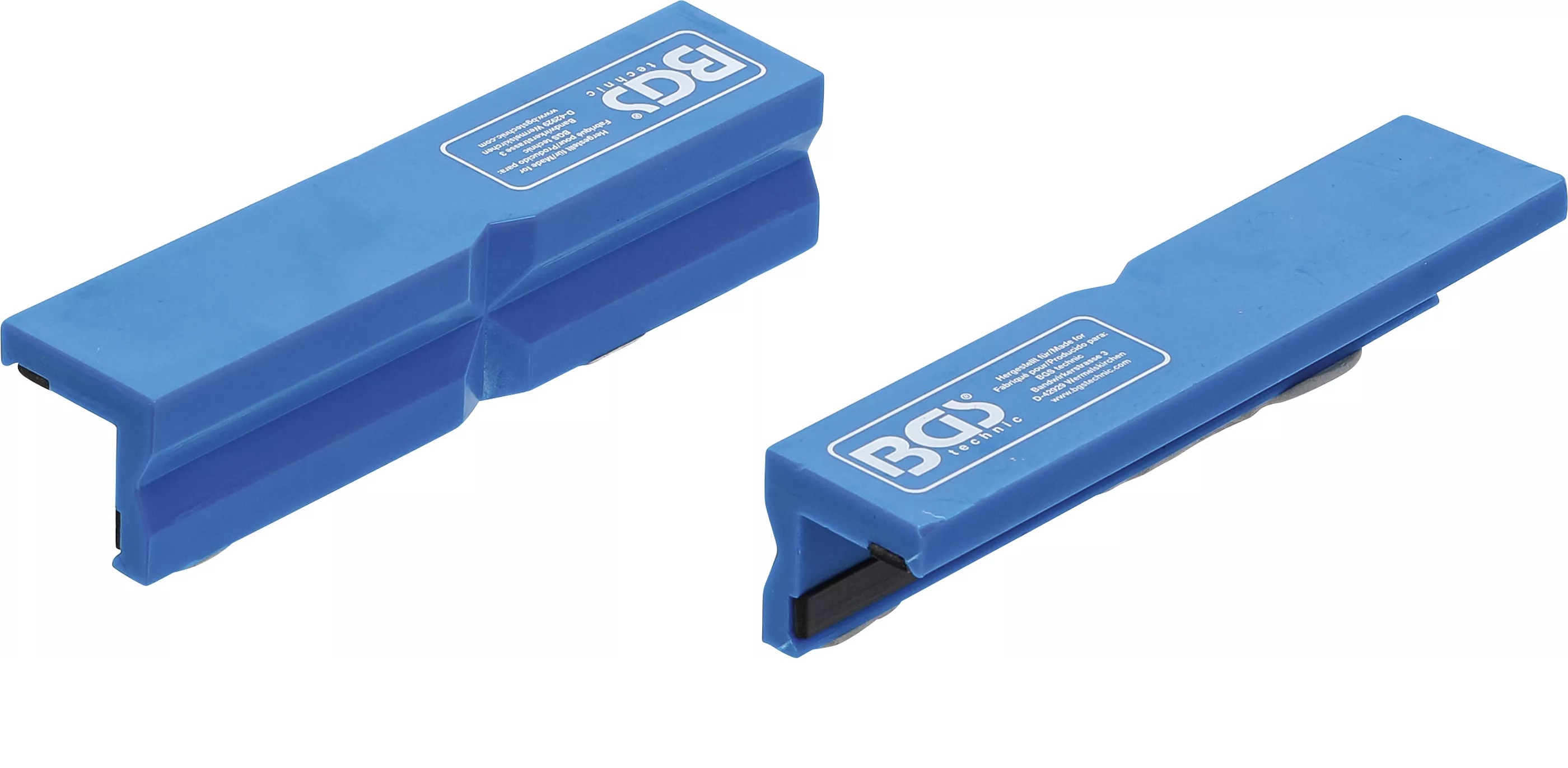 BGS Technics BGS technic 3046 – Plastové ochranné čeľuste do zveráka 125 mm (2 ks)