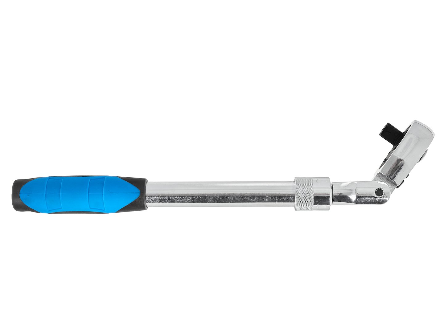 GEKO – teleskopická račňa 1/2" s kĺbovou hlavou 370–510 mm (72 zubov, CrV)