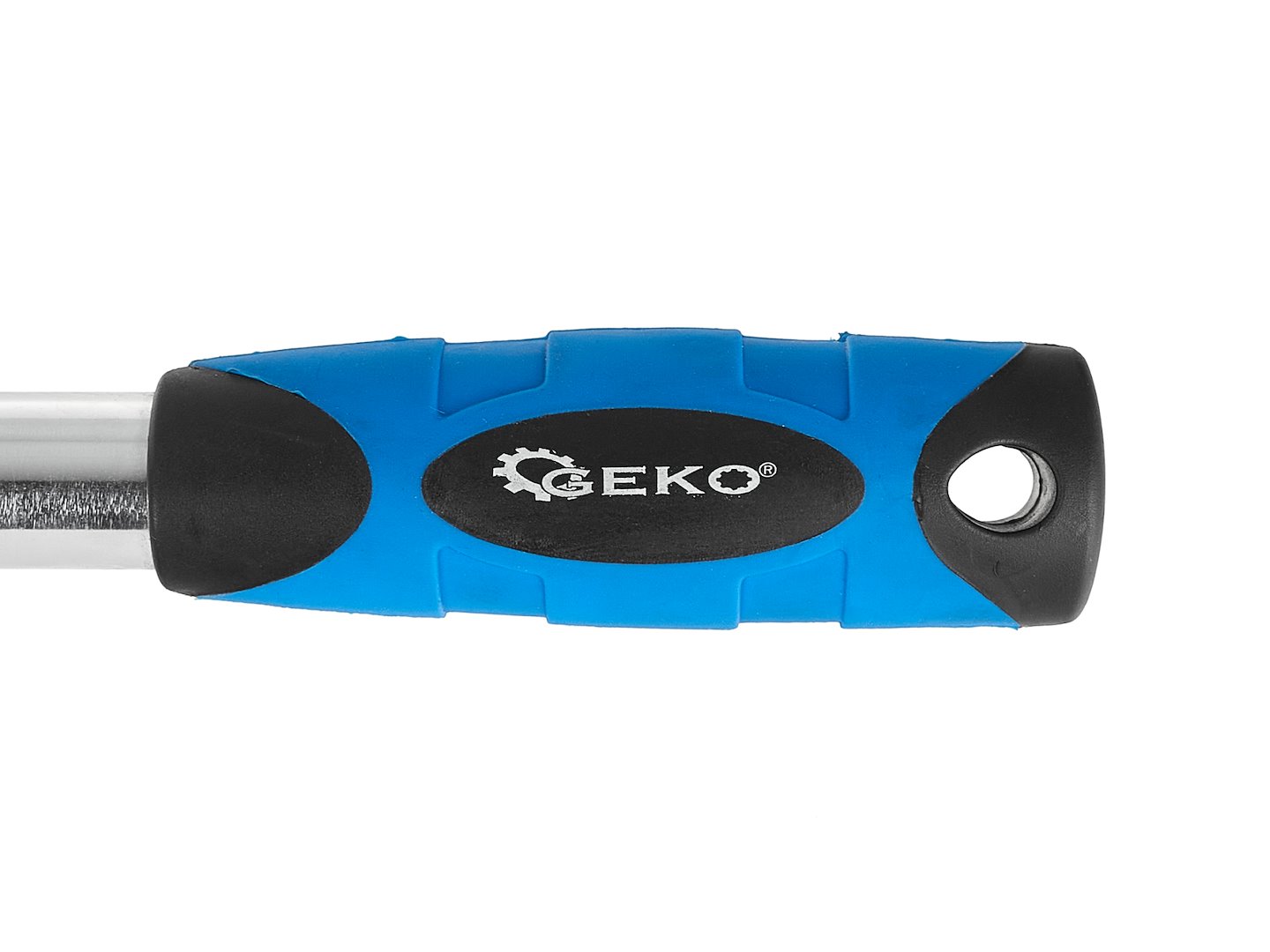 GEKO – teleskopická račňa 1/2" s kĺbovou hlavou 370–510 mm (72 zubov, CrV)