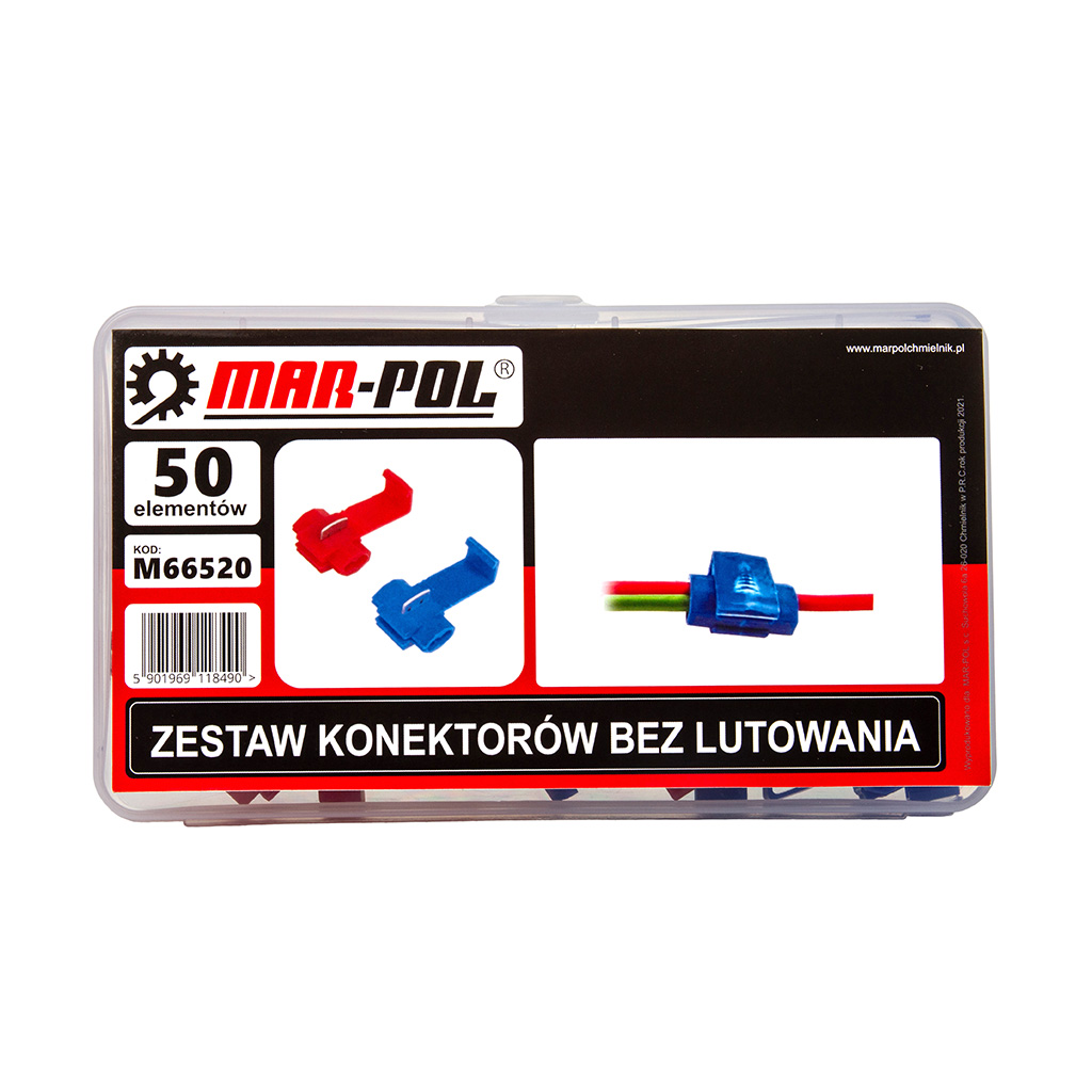 MARPOL MarpolM66520 – sada konektorov bez spájkovania (50 ks)