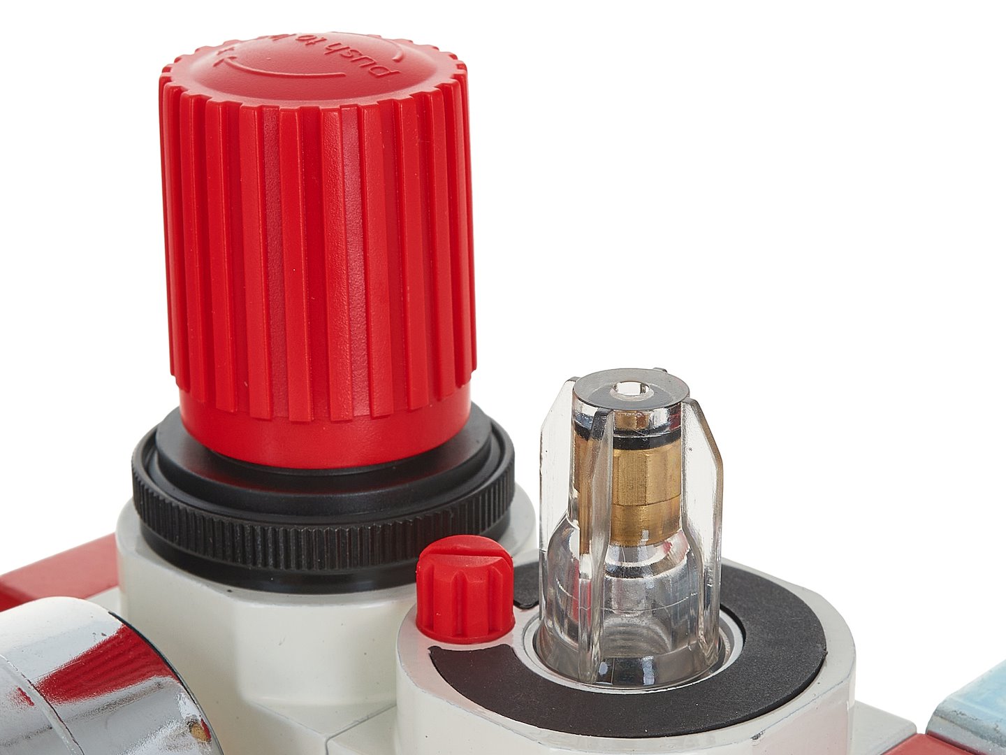 Blok prípravy vzduchu Tvardy 1/4" – filter, odkalovač, maznica