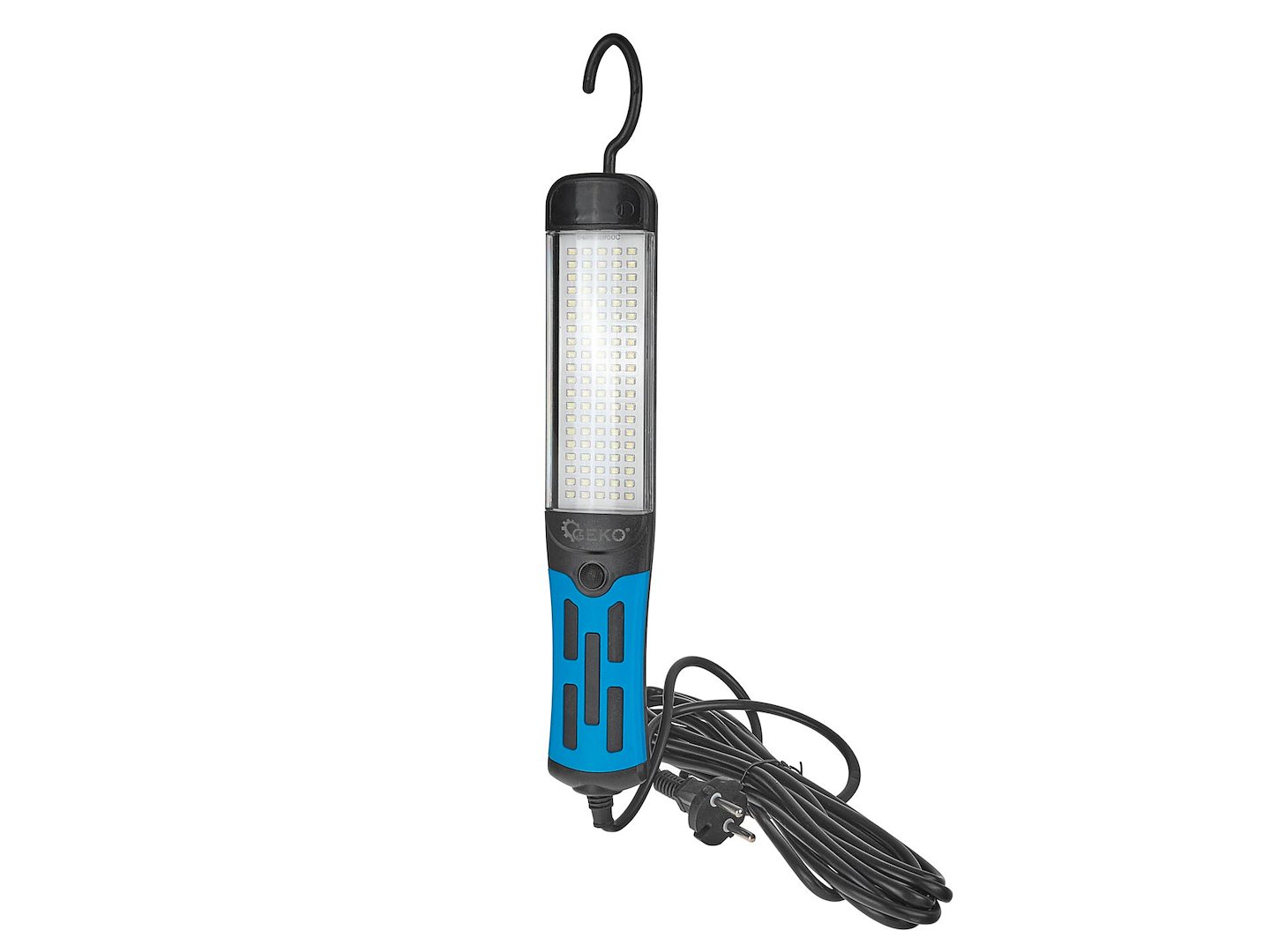 Geko LED dielenská lampa 230V, 15W – magnet, hák, kábel 5 m