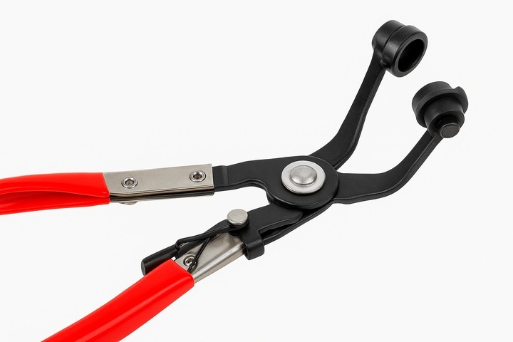 VERKE Vyhnuté kliešte na rozperné hadicové spony 230 mm