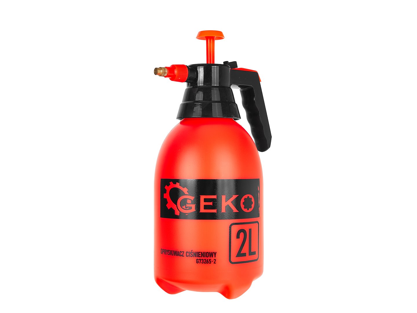 Geko Tlakový ručný postrekovač 2 l – oranžový