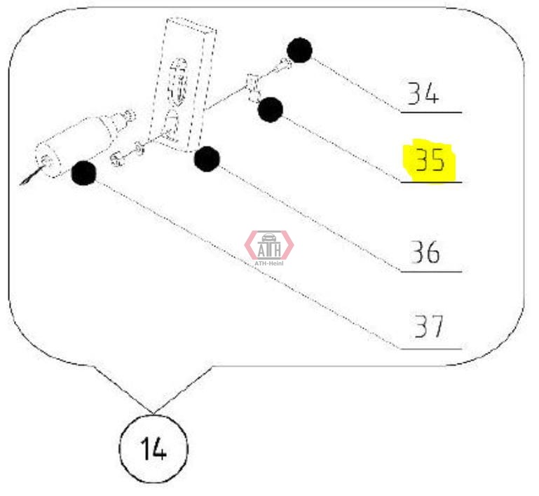 ATH-Heinl ATH HBS2114 – upevnenie elektromagnetickej západky