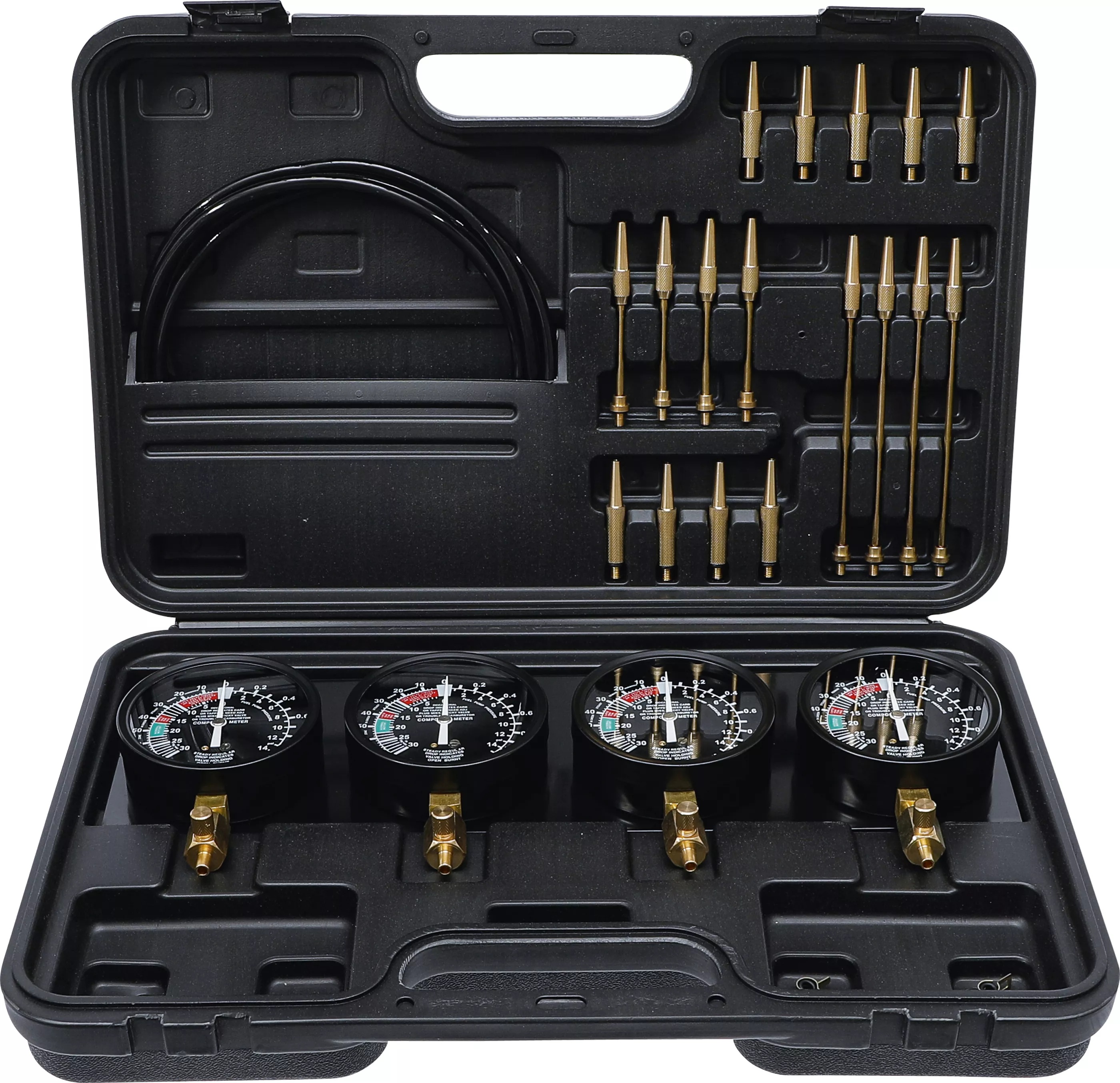 BGS Technics Synchronizačný tester karburátorov 4-manometre – 26 ks