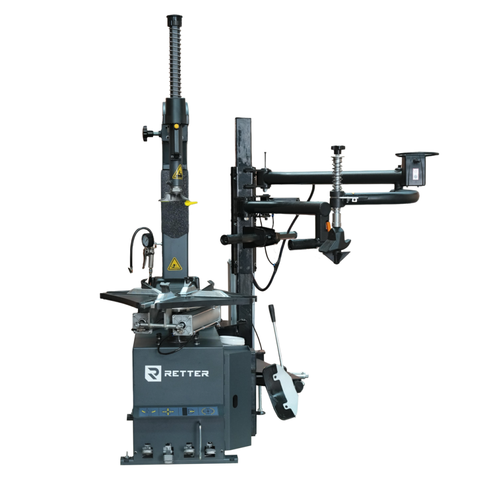 RETTER RC818A – priestorovo úsporná prezúvačka pneumatík do 26"