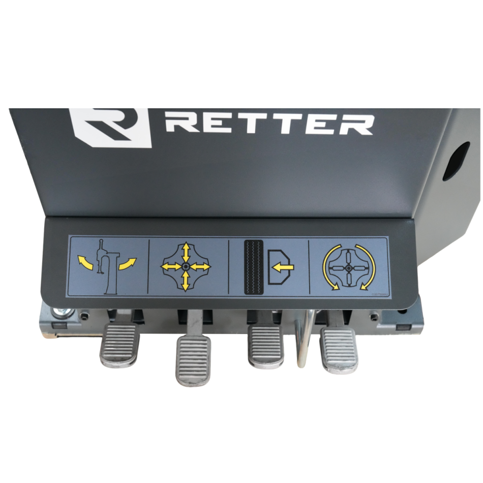 RETTER RC818A – priestorovo úsporná prezúvačka pneumatík do 26"