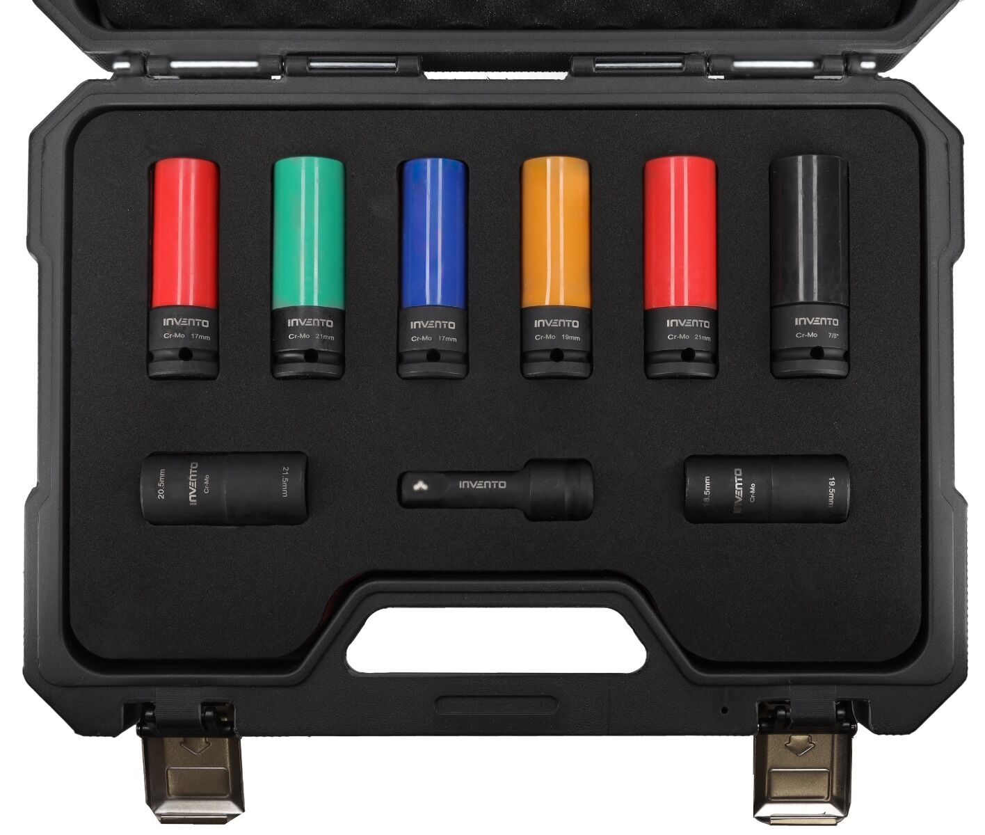 INVENTO Sada rázových hlavíc 1/2" s plastovou ochranou (Ford/Tesla/Kia/Hyundai/Mercedes)
