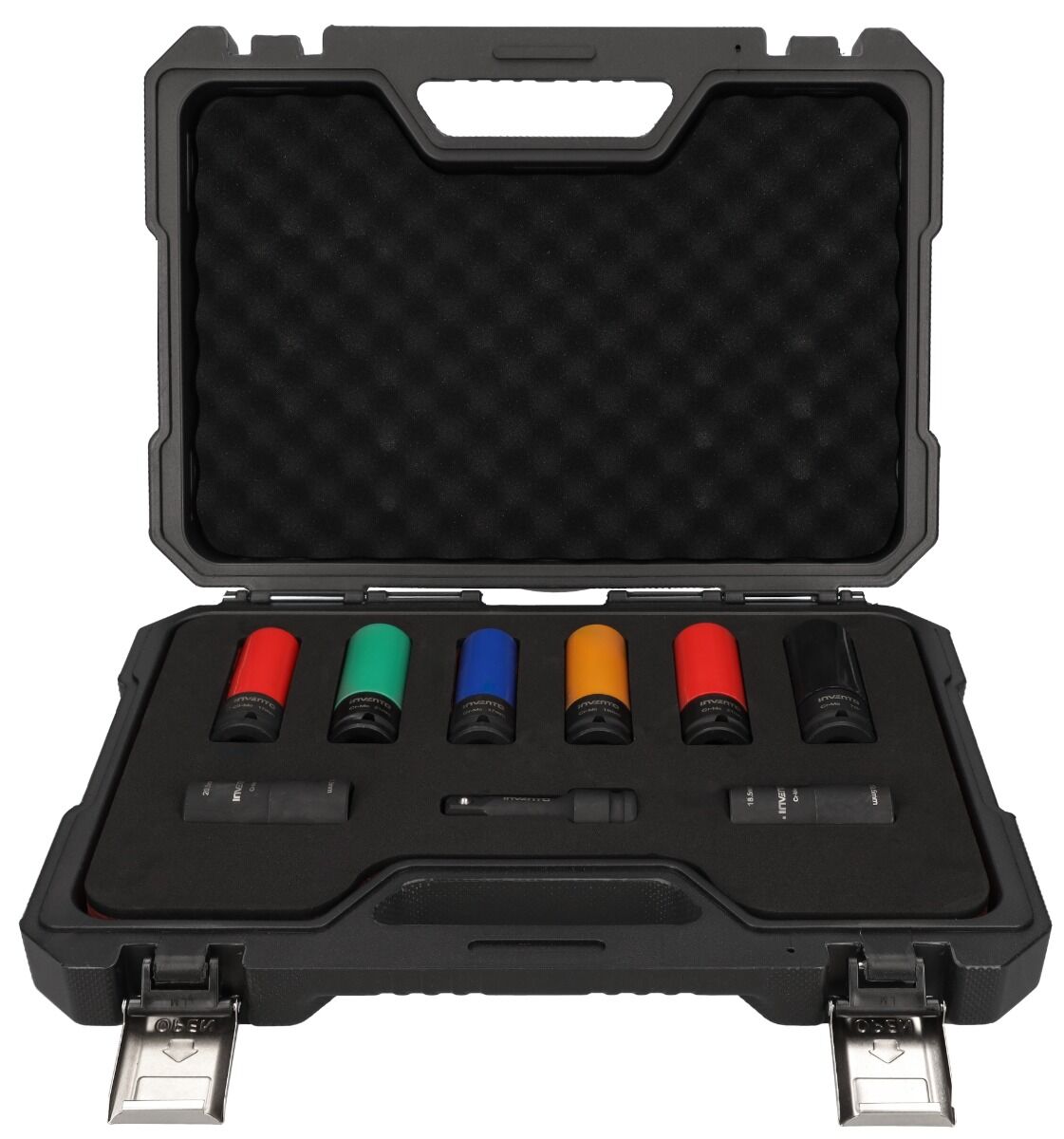 INVENTO Sada rázových hlavíc 1/2" s plastovou ochranou (Ford/Tesla/Kia/Hyundai/Mercedes)