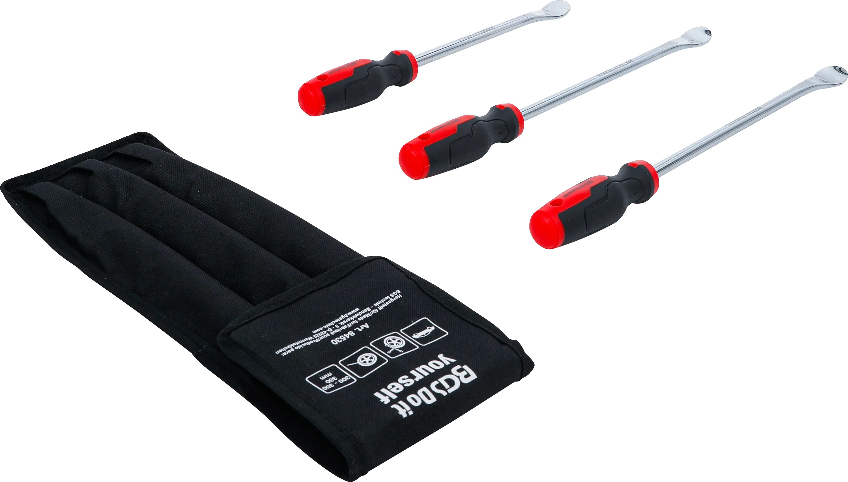 BGS Technics Sada montážnych pák na pneumatiky pre motocykle, 3 ks