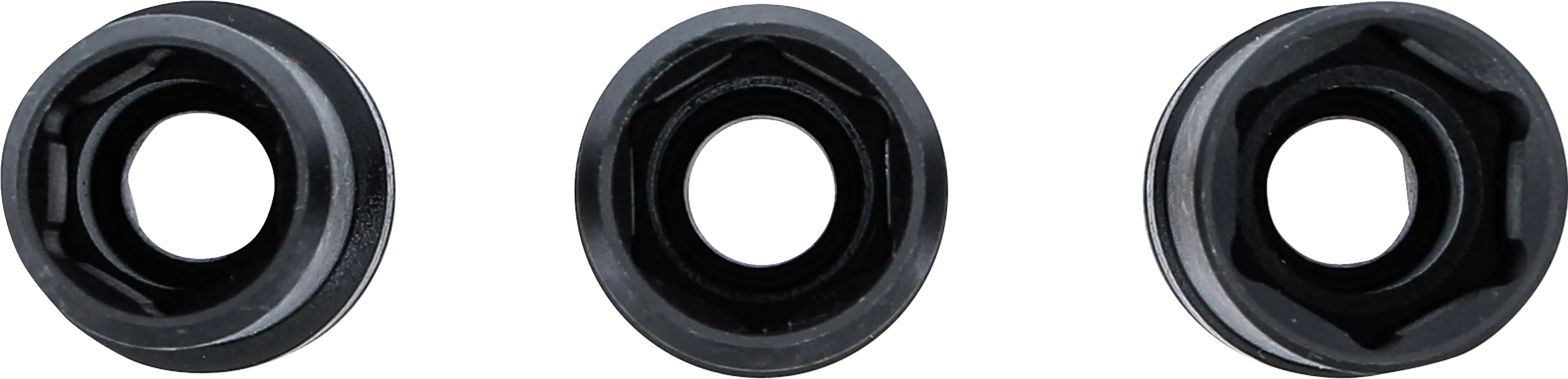 BGS Technics BGS sada špeciálnych rázových hlavíc na podložky kolies 1/2" 17–21 mm, 3 ks