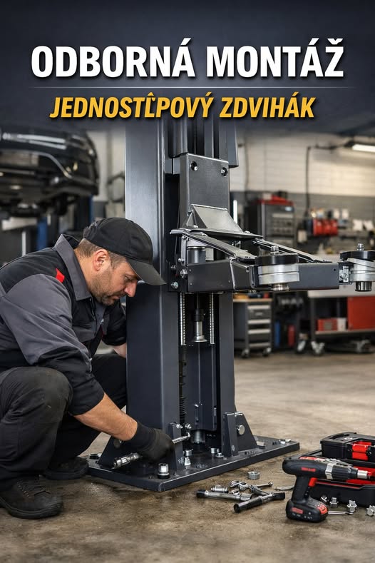ODBORNÁ MONTÁŽ - JEDNOSTĹPOVÝ ZDVIHÁK