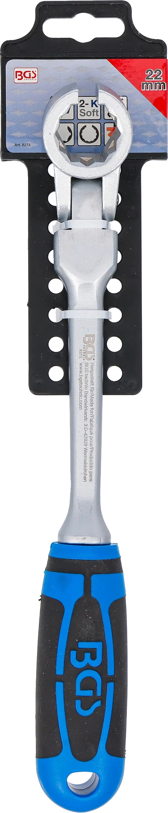 BGS Technics BGS výkyvný očkový kľúč na lambda sondy 22 mm