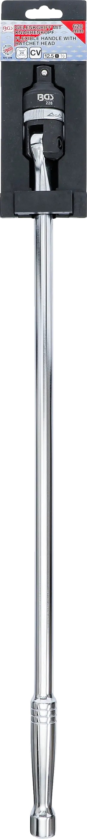 BGS Technics Kĺbové vratidlo s prepínacou račňou 1/2", 620 mm BGS