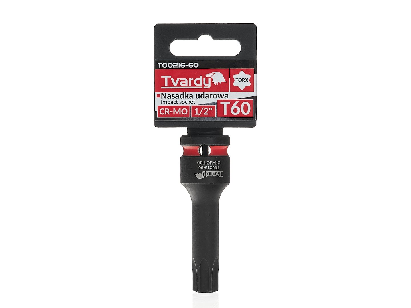 Tvardy Úderová nástrčná hlavica TORX T60 1/2" CR-MO