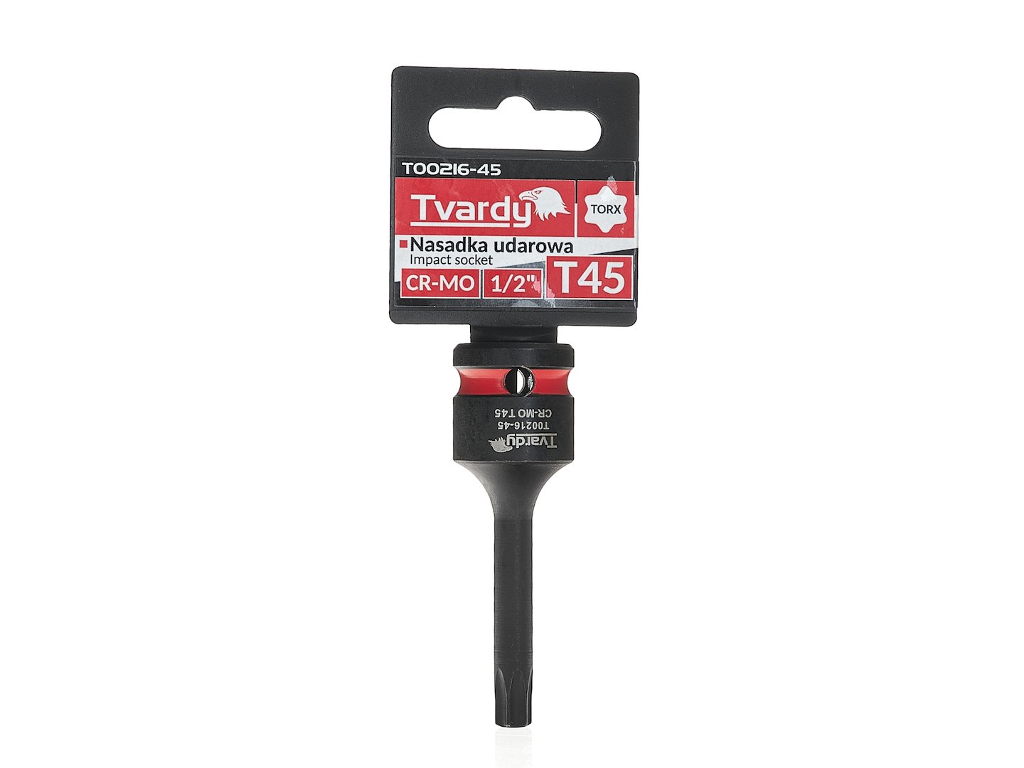 Tvardy Úderová nástrčná hlavica TORX T45 1/2" CR-MO