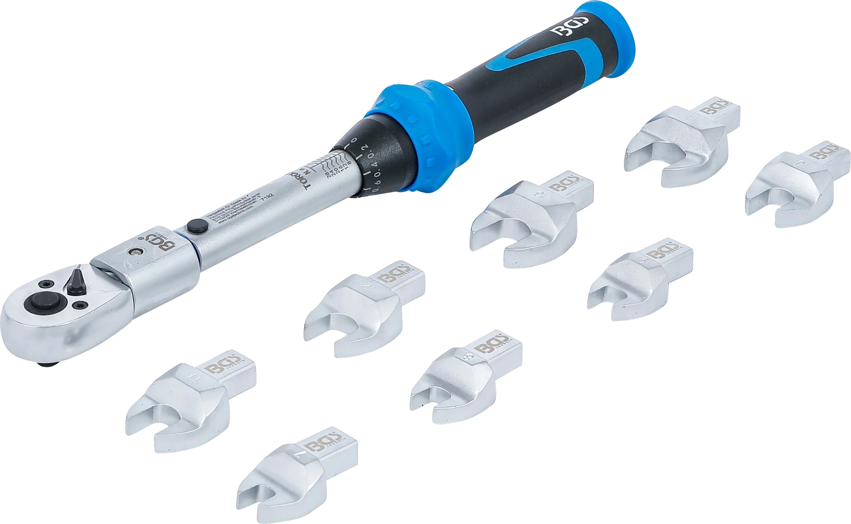 BGS Technics BGS sada momentového kľúča 6–30 Nm pre vložné nástroje 9 × 12 mm – 10 dielov