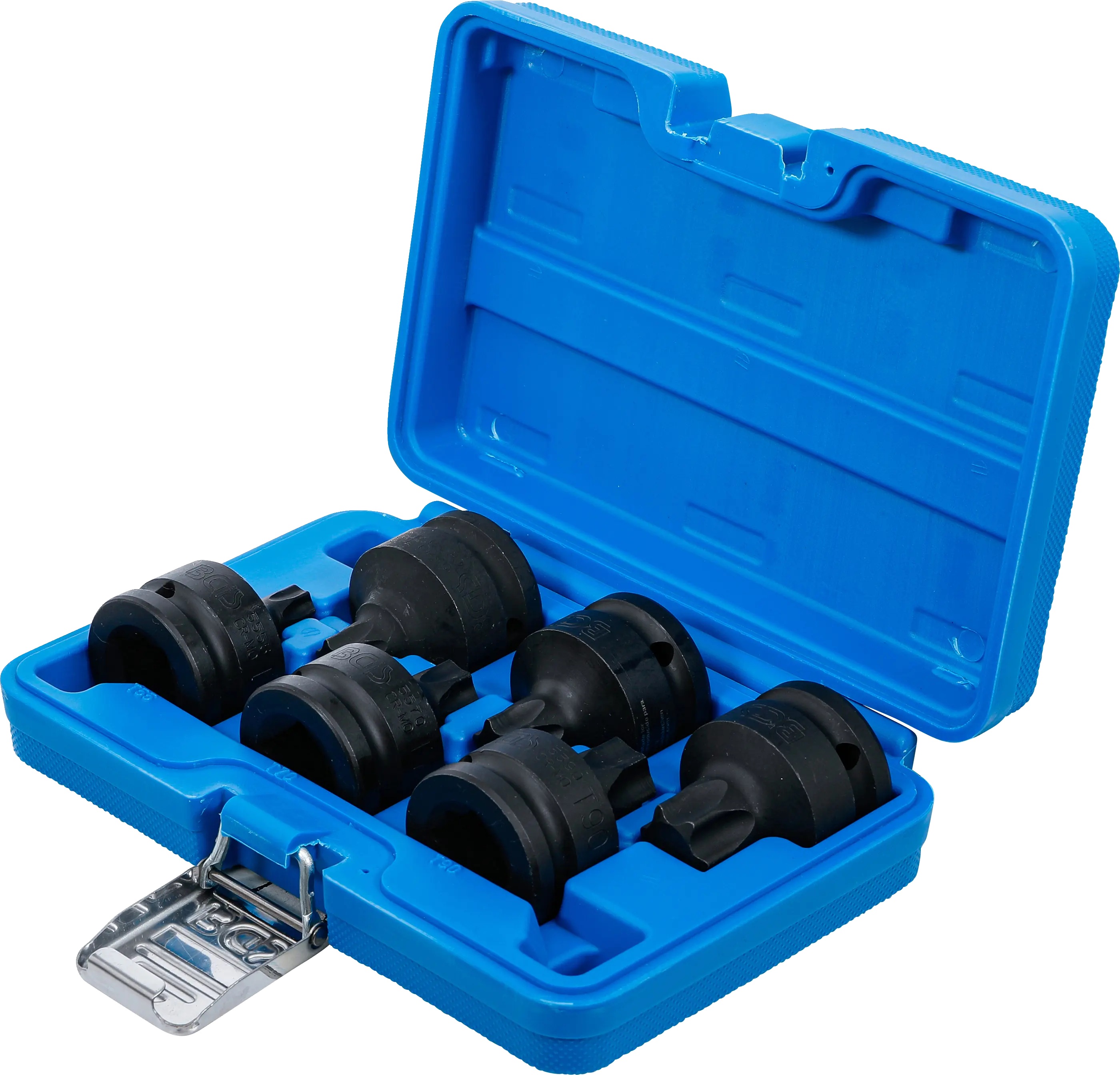 BGS Technics BGS sada silových bitových hlavíc 3/4" T55–T100 – 6 dielov