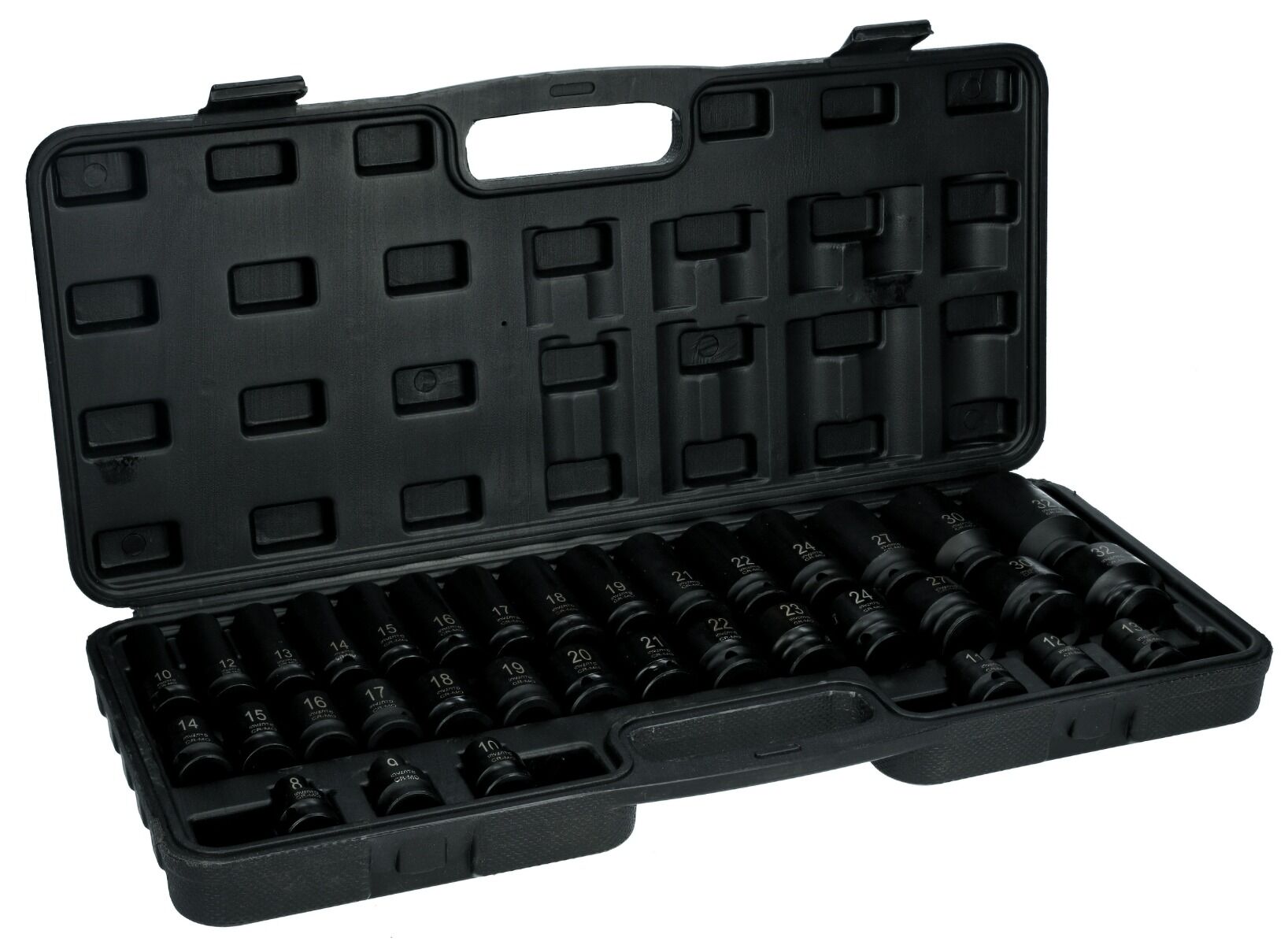 INVENTO sada rázových hlavíc 1/2" – krátke a dlhé, 35 ks