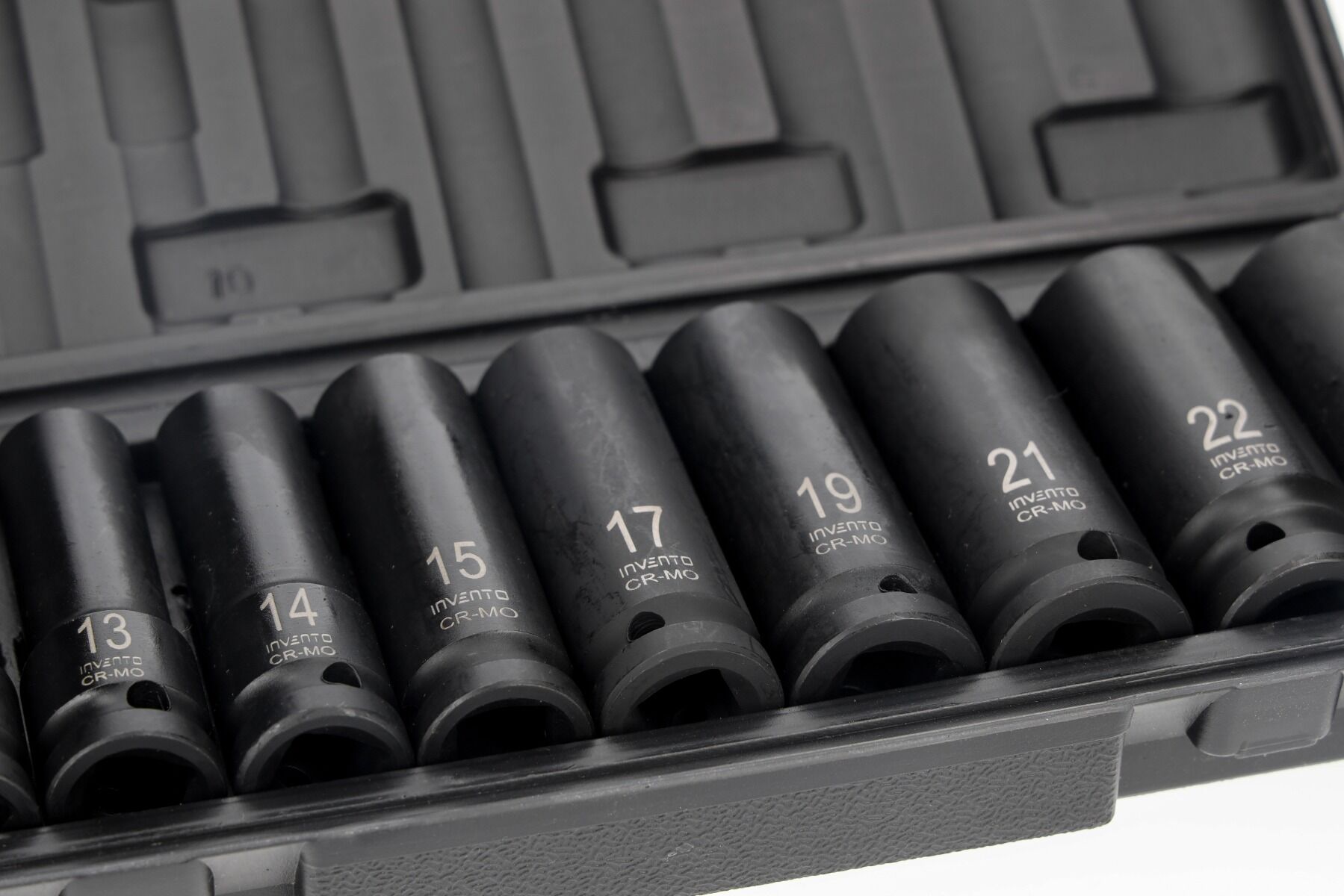 INVENTO sada dlhých rázových hlavíc 1/2" – 10 ks