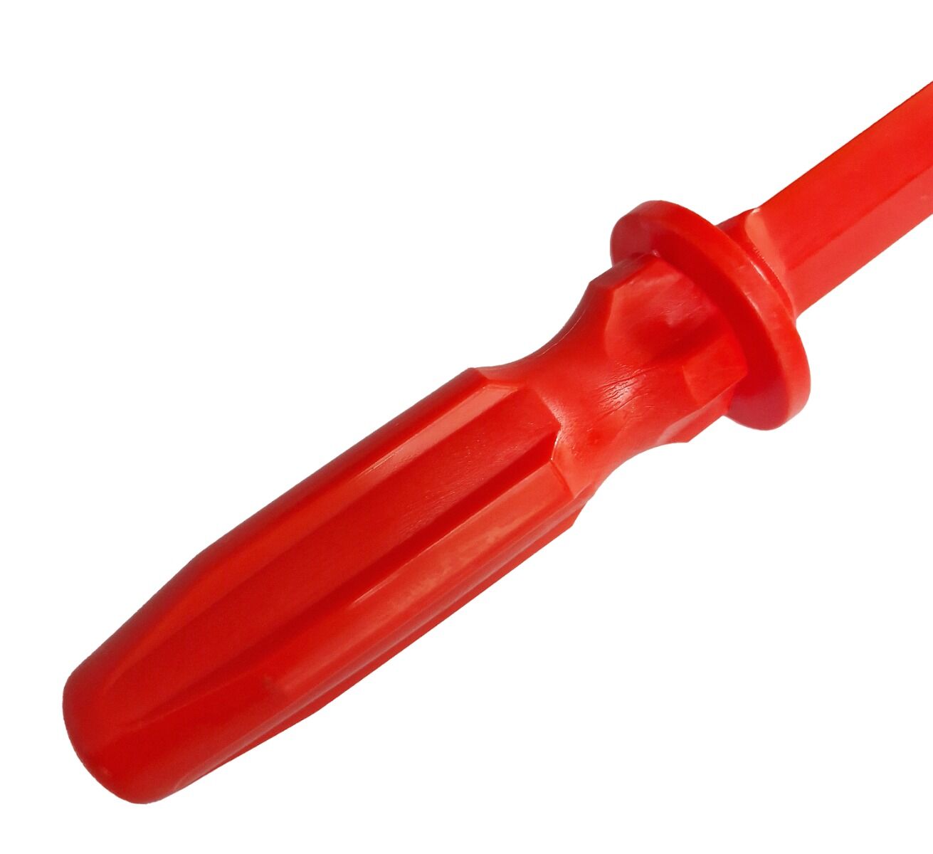 INVENTO TIP-TOPOL plastová škrabka na samolepiace závažia – červená