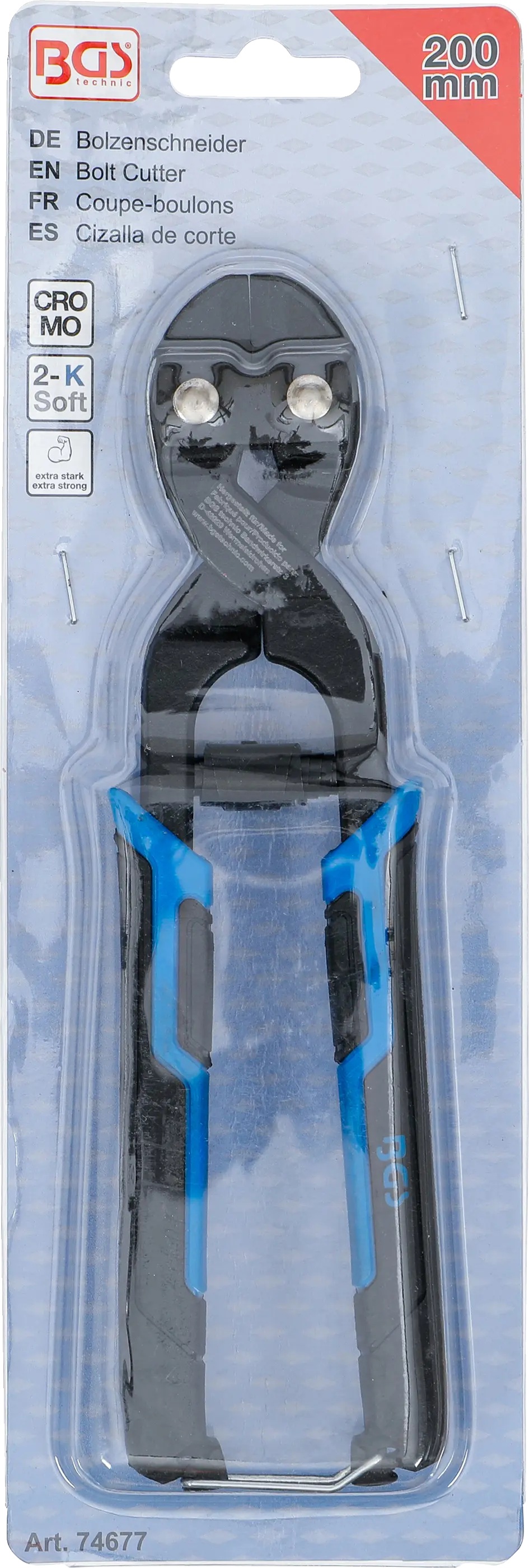 BGS Technics Extra silné pákové štípacie kliešte 200 mm